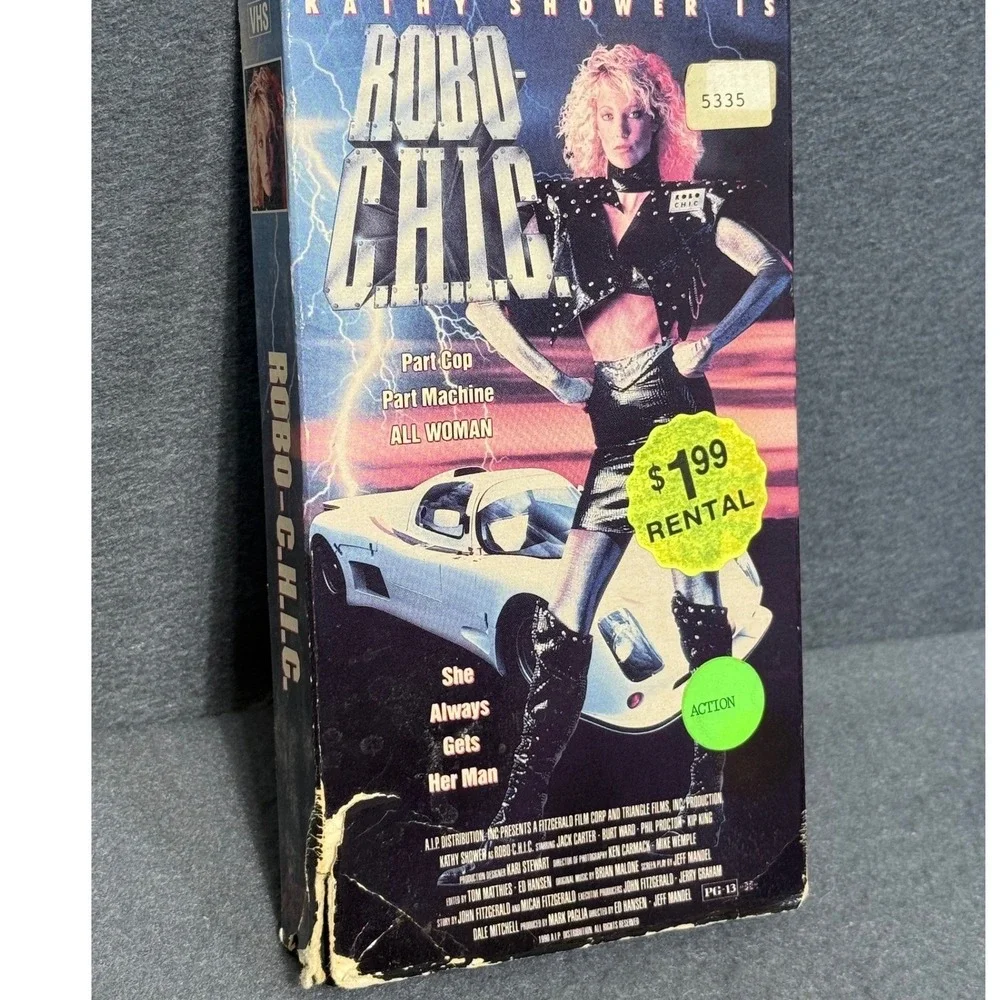 Robo‎ Chic VHS Movie 1990 Sci Fi Action SciFi Horror Kathy Shower Full Length